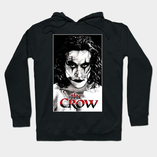 the crow Hoodie by kiperb